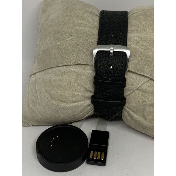 Fossil Gen 3 FTW7001 Black Leather Digital Dial Genuine Smart Watch ZA421 - Picture 5 of 11